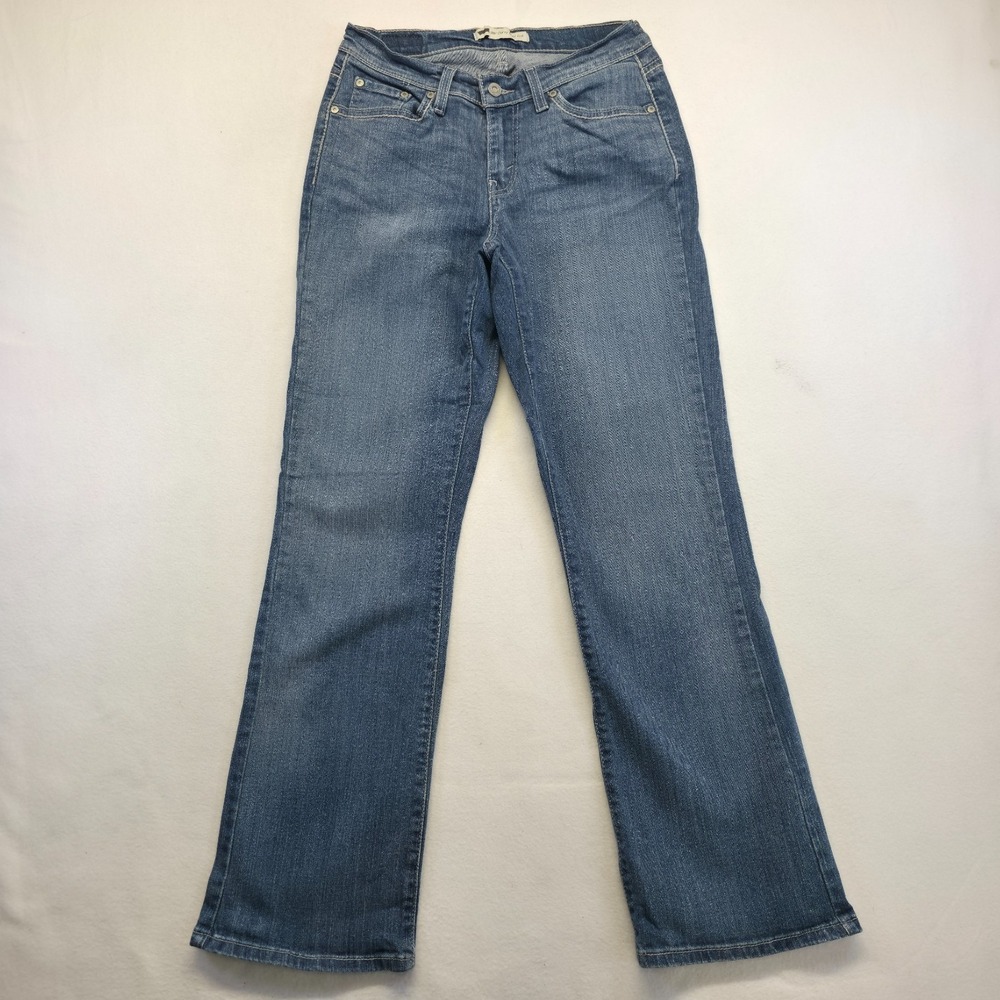 Levi's Women's 529 Curvy Boot Cut Denim Blue Jeans Size 10M (27X30.75)